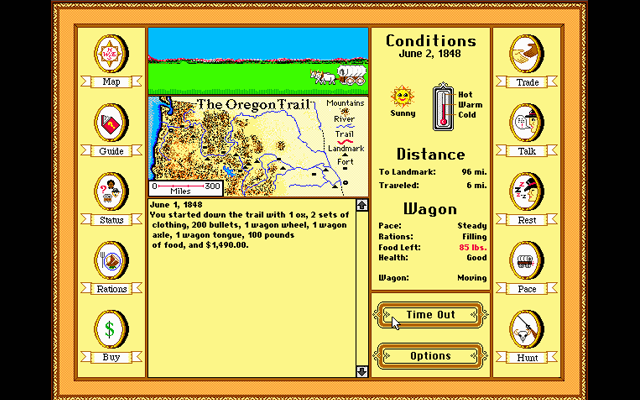 The Oregon Trail Deluxe Screenshot