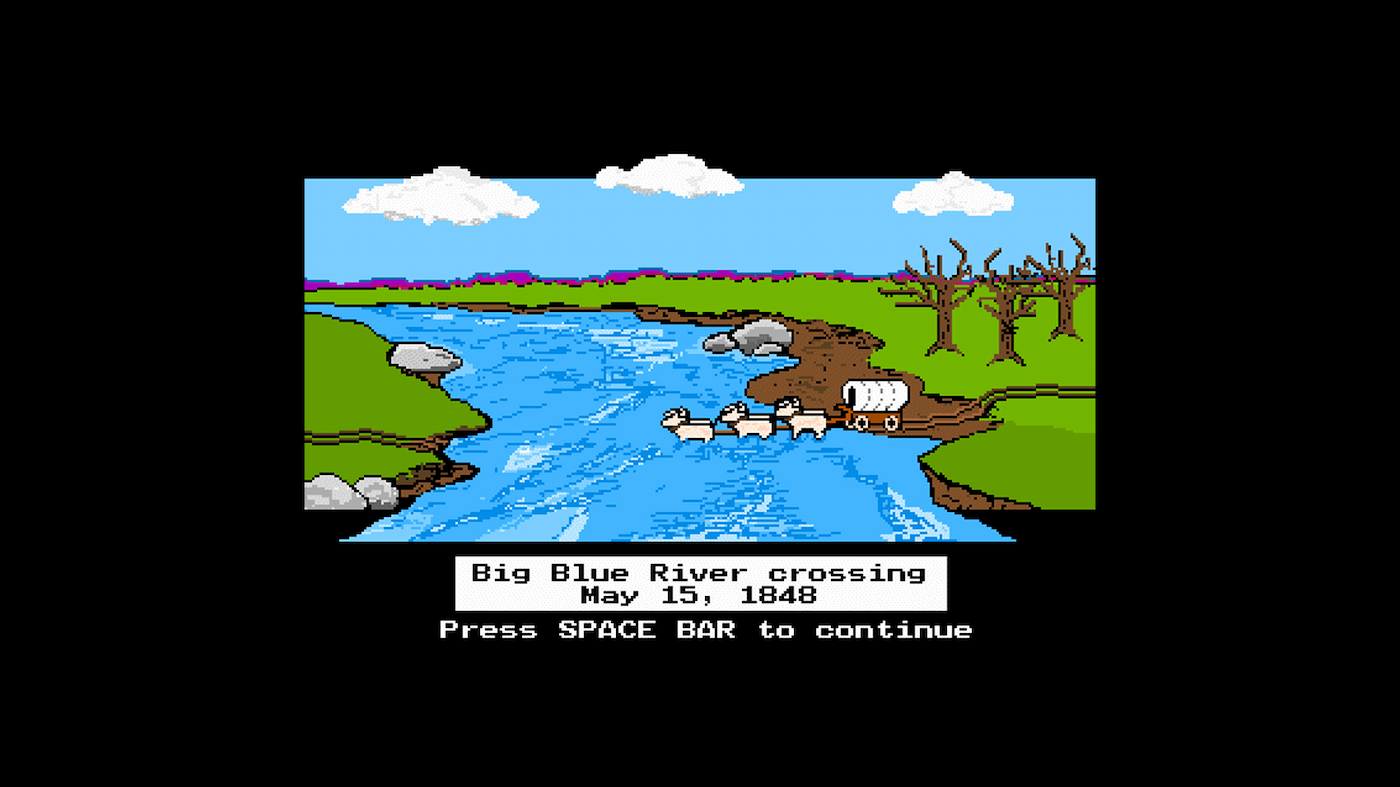 Oregon Trail Game screenshot