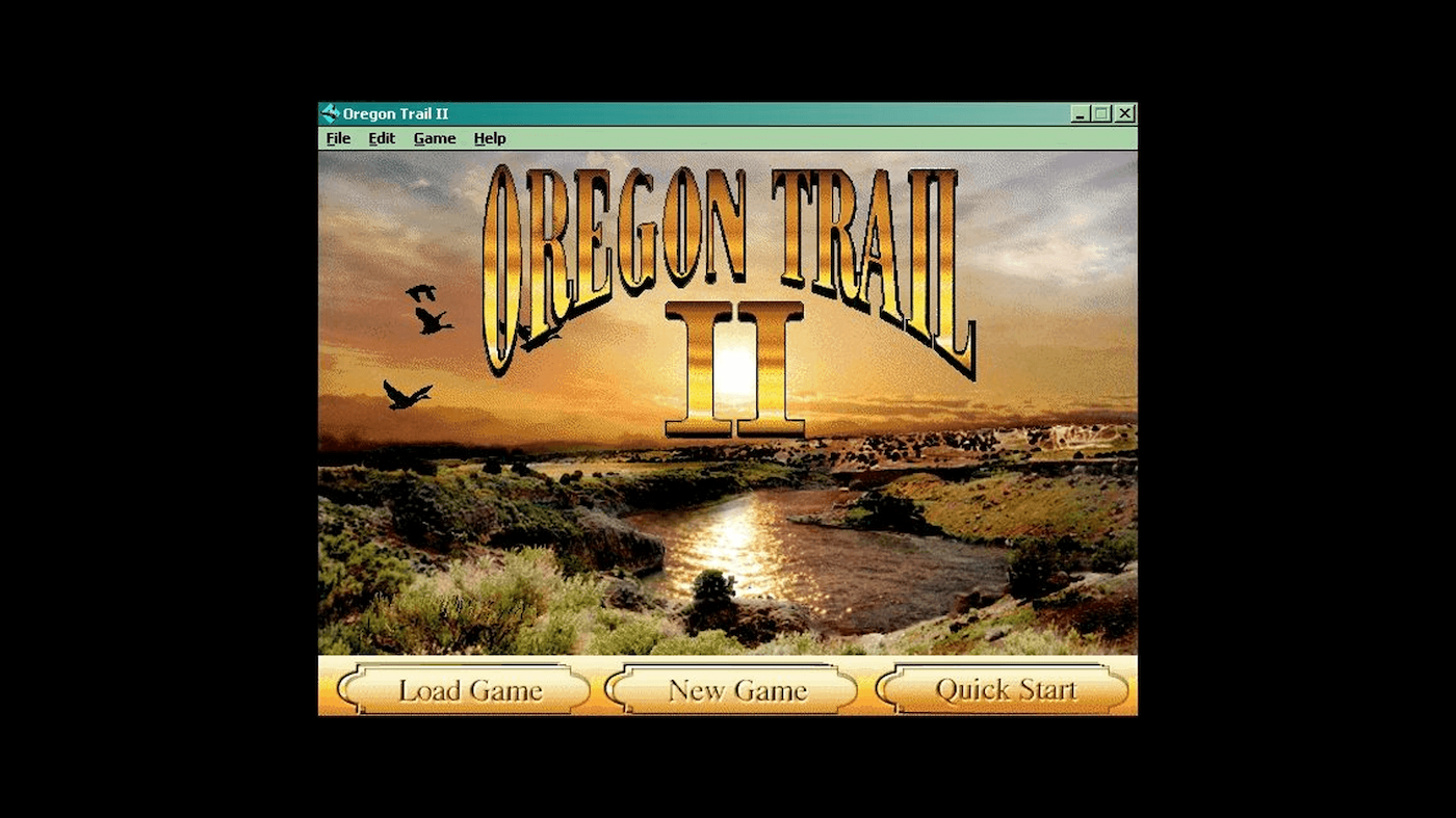 Oregon Trail Game screenshot