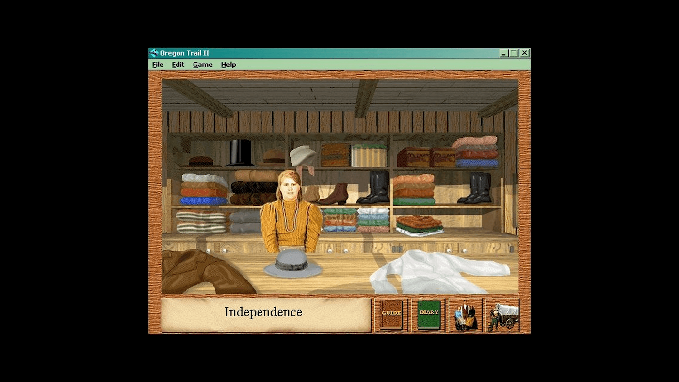 Oregon Trail Game screenshot